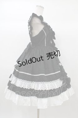 画像3: Angelic Pretty / Sweetフリルジャンパースカート Free ブラック H-25-12-25-029-AP-OP-NS-ZH