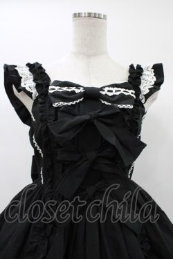 画像4: Angelic Pretty / Sweetフリルジャンパースカート Free ブラック H-25-12-25-029-AP-OP-NS-ZH