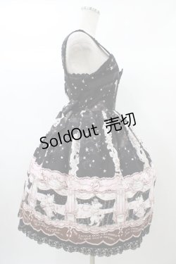 画像3: BABY,THE STARS SHINE BRIGHT / 星空のマザーグース柄ジャンパースカートII Free インマイドリーム（ブラック） H-25-12-25-030-BA-OP-NS-ZH