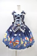 metamorphose / Happy balloon あみあげジャンパースカート Free ネイビー H-25-12-25-031-ME-OP-NS-ZH