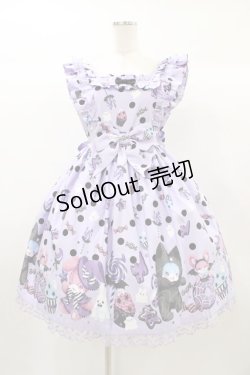 画像1: Angelic Pretty / Happy Treat Partyジャンパースカート Free ラベンダー H-25-12-25-032-AP-OP-NS-ZH