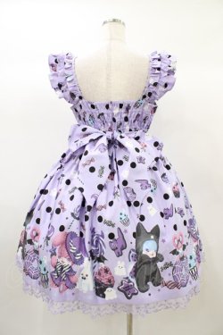 画像2: Angelic Pretty / Happy Treat Partyジャンパースカート Free ラベンダー H-25-12-25-032-AP-OP-NS-ZH