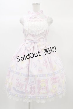 画像1: Angelic Pretty / Baby Toysジャンパースカート Free ピンク H-25-12-25-033-AP-OP-NS-ZH