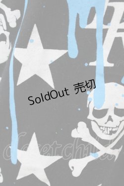 画像3: SUPER LOVERS / プリントカットソー  黒×白×青 H-25-12-26-044-PU-TO-KB-ZT244