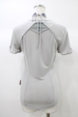 画像2: Ozz oneste / ホルター付カットソー  グレー H-25-12-26-048-OO-TO-KB-ZH