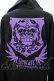 画像3: Deorart / プリントスタッズ付パーカー M 黒×紫 H-25-12-26-060-PU-TO-KB-ZH (3)