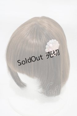 画像1: MILK / パールShellバレッタ  ピンクシェル H-25-12-26-002-ML-AC-KB-ZH