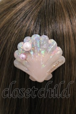 画像2: MILK / パールShellバレッタ  ピンクシェル H-25-12-26-002-ML-AC-KB-ZH