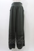 PUTUMAYO / wisdomワイドパンツ  ダークグリーン H-25-12-26-016-PT-PA-KB-ZH