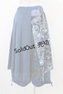画像2: Qutie Frash / 七分丈袴パンツ  青 H-25-12-26-020-QU-PA-KB-ZH