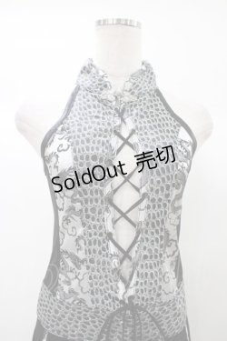 画像4: Qutie Frash / スリットロングベスト  ブラック H-25-12-26-021-QU-OP-KB-ZH