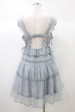 画像2: merry jenny / チュールドロストミニキャミワンピース  ブルー H-25-12-26-022-LO-OP-KB-ZH