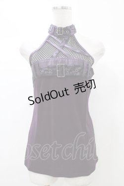 画像1: Qutie Frash / ホルターキャミ  紫 H-25-12-26-027-QU-TO-KB-ZT244