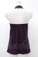 画像2: Qutie Frash / ホルターキャミ  紫 H-25-12-26-027-QU-TO-KB-ZH (2)