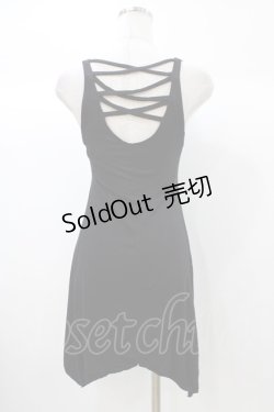 画像2: Rozen Kavalier / 刺繍ロングタンク  ブラック H-25-12-26-031-OO-TO-KB-ZH