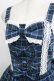 画像5: axes femme kawaii / タータンチェックジャンスカ M ブルー H-25-12-27-1002-AX-OP-NS-ZH (5)