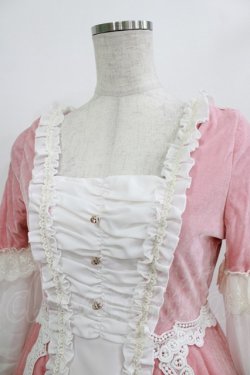 画像6: Bon21Hiz / ベロアワンピース M ピンク H-25-12-27-1022-LO-OP-NS-ZH