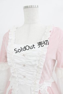 画像6: Bon21Hiz / ベロアワンピース M ピンク H-25-12-27-1022-LO-OP-NS-ZH