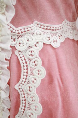 画像7: Bon21Hiz / ベロアワンピース M ピンク H-25-12-27-1022-LO-OP-NS-ZH