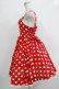 画像2: metamorphose / Syrupサーキュラージャンパースカート（ポルカドット） サイズ1 レッド H-25-12-27-1003-ME-OP-NS-ZH (2)