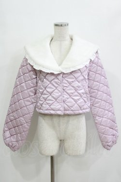 画像1: Jamie エーエヌケー / キルティングセーラーアウター M ピンク H-25-12-27-1029-LO-JA-NS-ZH