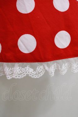 画像4: metamorphose / Syrupサーキュラージャンパースカート（ポルカドット） サイズ1 レッド H-25-12-27-1003-ME-OP-NS-ZH