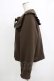 画像2: m petit by misako / AM*セーラーショートコート 3L ブラウン H-25-12-27-1030-LO-CO-NS-ZH (2)