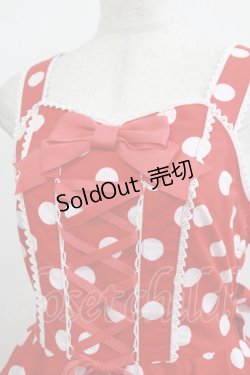 画像5: metamorphose / Syrupサーキュラージャンパースカート（ポルカドット） サイズ1 レッド H-25-12-27-1003-ME-OP-NS-ZH