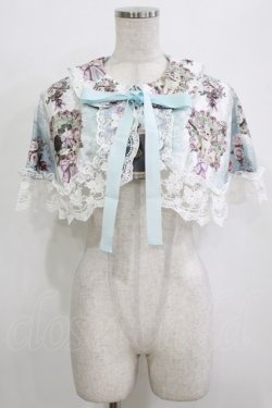 画像1: Royal Princess Alice / Rococo Rose Cat ケープ Free ブルー H-25-12-27-1034-LO-TO-NS-ZH
