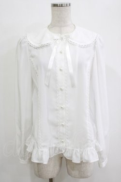 画像1: Angelic Pretty / Romantic Lacyカラーブラウス Free オフ H-25-12-27-1036-AP-BL-NS-ZH