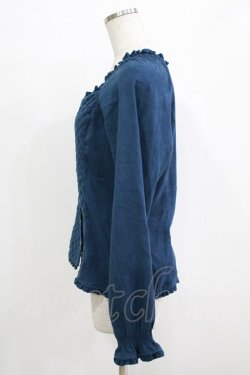 画像2: PINK HOUSE / キルティングブラウス Free ネイビー H-25-12-27-1039-LO-BL-NS-ZH