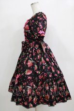 画像2: metamorphose / Lady Fruit 半袖ワンピース サイズ1 ブラック H-25-12-27-1004-ME-OP-NS-ZH (2)