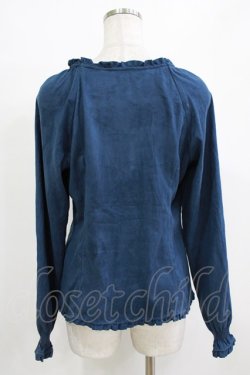 画像3: PINK HOUSE / キルティングブラウス Free ネイビー H-25-12-27-1039-LO-BL-NS-ZH