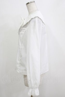 画像2: axes femme kawaii / フラット衿ブラウス M オフ H-25-12-27-1041-AX-BL-NS-ZH