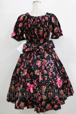 画像3: metamorphose / Lady Fruit 半袖ワンピース サイズ1 ブラック H-25-12-27-1004-ME-OP-NS-ZH