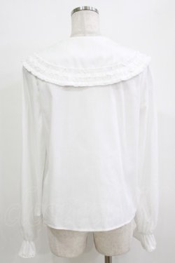 画像3: axes femme kawaii / フラット衿ブラウス M オフ H-25-12-27-1041-AX-BL-NS-ZH