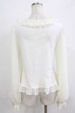 画像3: Angelic Pretty / Trio Ribbonカットソー Free アイボリー H-25-12-27-1042-AP-TO-NS-ZH