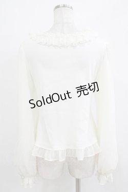 画像3: Angelic Pretty / Trio Ribbonカットソー Free アイボリー H-25-12-27-1042-AP-TO-NS-ZH