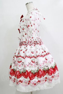 画像2: BABY,THE STARS SHINE BRIGHT / Juicy Strawberry Memory柄ワンピース Free オフ白 H-25-12-27-1001-BA-OP-NS-ZH