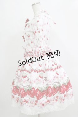 画像2: BABY,THE STARS SHINE BRIGHT / Juicy Strawberry Memory柄ワンピース Free オフ白 H-25-12-27-1001-BA-OP-NS-ZH