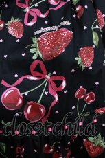 画像4: metamorphose / Lady Fruit 半袖ワンピース サイズ1 ブラック H-25-12-27-1004-ME-OP-NS-ZH (4)