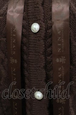 画像4: m petit by misako / フード付きニットカーディガン L ブラウン H-25-12-27-1047-LO-TO-NS-ZH