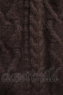 画像5: m petit by misako / フード付きニットカーディガン L ブラウン H-25-12-27-1047-LO-TO-NS-ZH