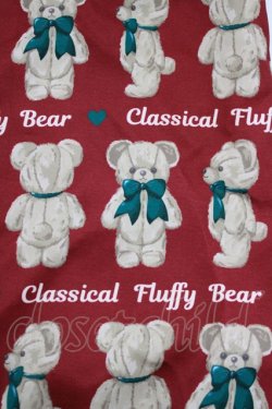 画像3: axes femme kawaii / Fluffy Bearトートバッグ  ワイン H-25-12-27-1049-AX-BG-NS-ZH