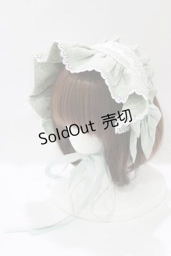 画像1: axes femme Kawaii / メアリーハーフボンネット  ミント H-25-12-27-1050-AX-AC-NS-ZH