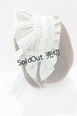 画像2: axes femme Kawaii / メアリーハーフボンネット  ミント H-25-12-27-1050-AX-AC-NS-ZH