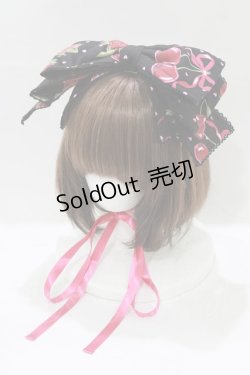 画像1: metamorphose / Lady Fruitリボンヘッドドレス  ブラック H-25-12-27-1051-ME-AC-NS-ZH