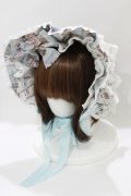 Royal Princess Alice / Rococo Rose Catボンネット  ブルー H-25-12-27-1053-LO-AC-NS-ZH