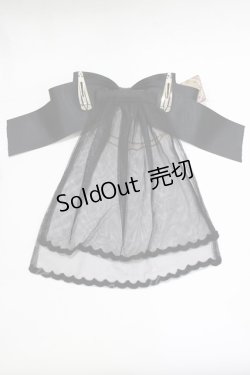 画像3: Amavel / Arcanum Amuletベール付きスリーピンリボン  ブラック H-25-12-27-1058-CA-AC-NS-ZH