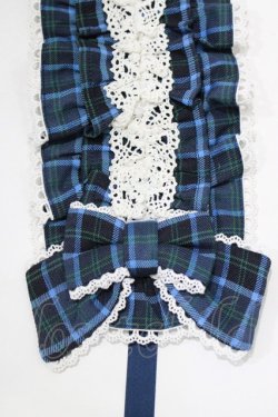 画像3: axes femme kawaii / タータンチェックヘッドドレス  ブルー H-25-12-27-1059-AX-AC-NS-ZH